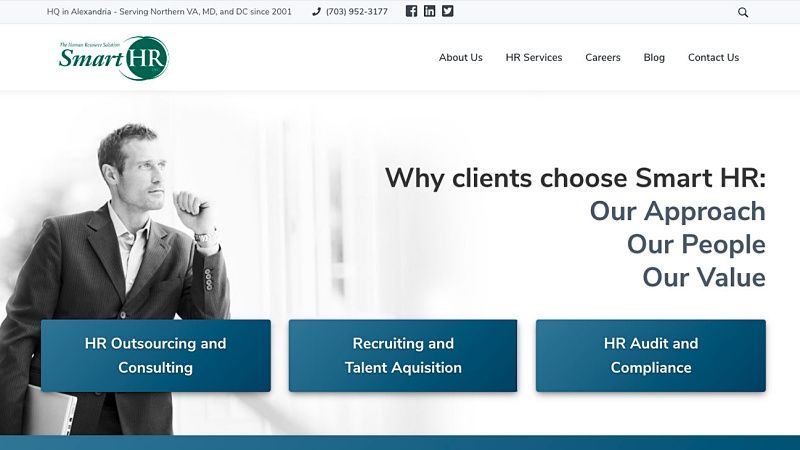 Smart HR desktop portfolio item