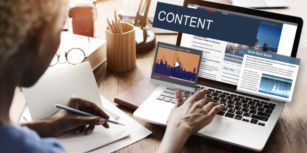 a woman learning about why content marketing is important