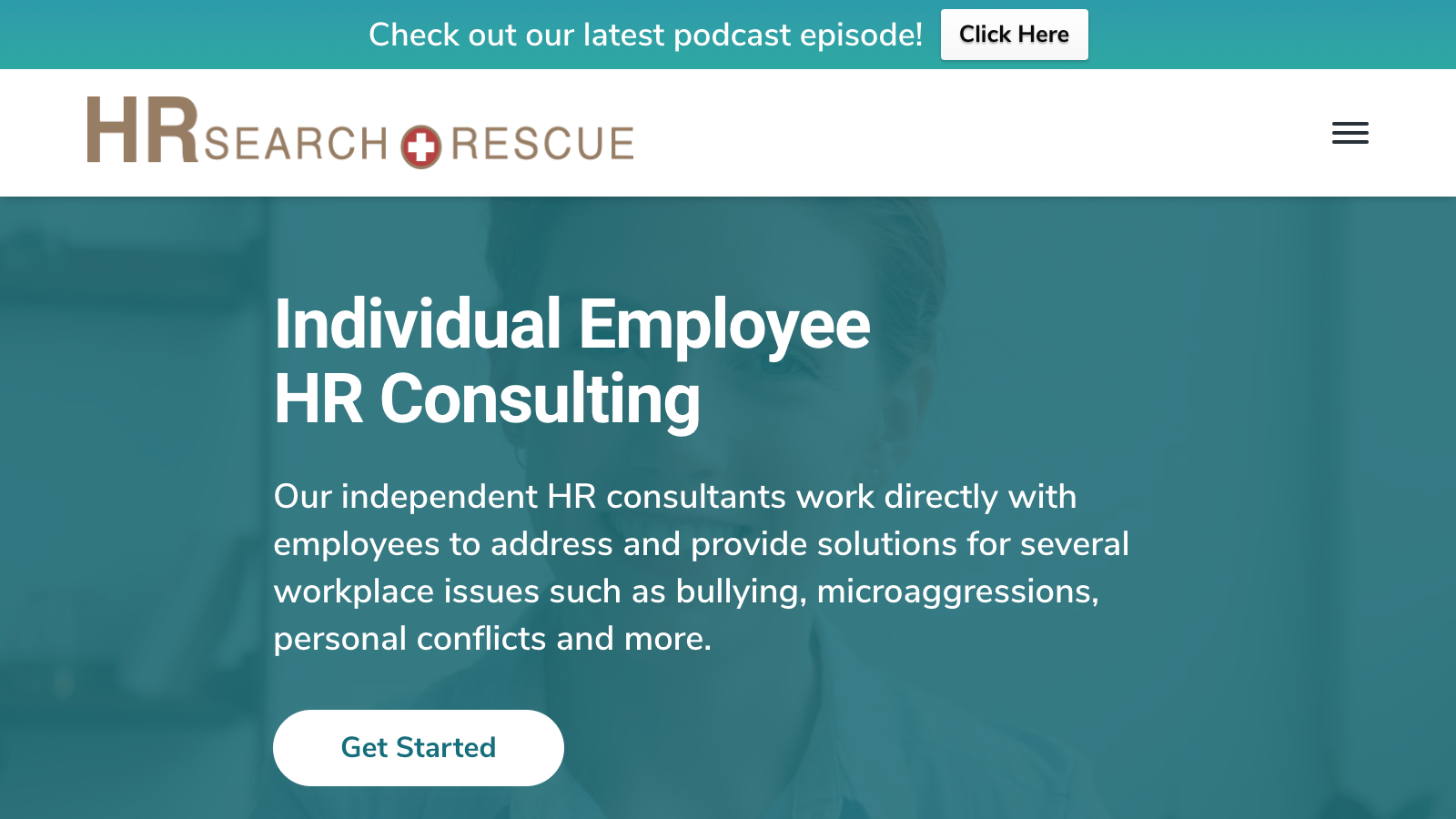 hr search and rescue website portfolio item