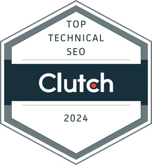 Clutch Top Technical SEO 2024 Badge