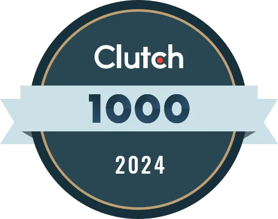 Clutch Top 1000 Companies 2024 Award