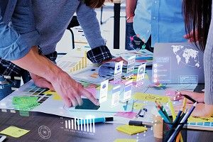 digital marketing agency reviewing audit