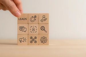 inbound lead generation concept