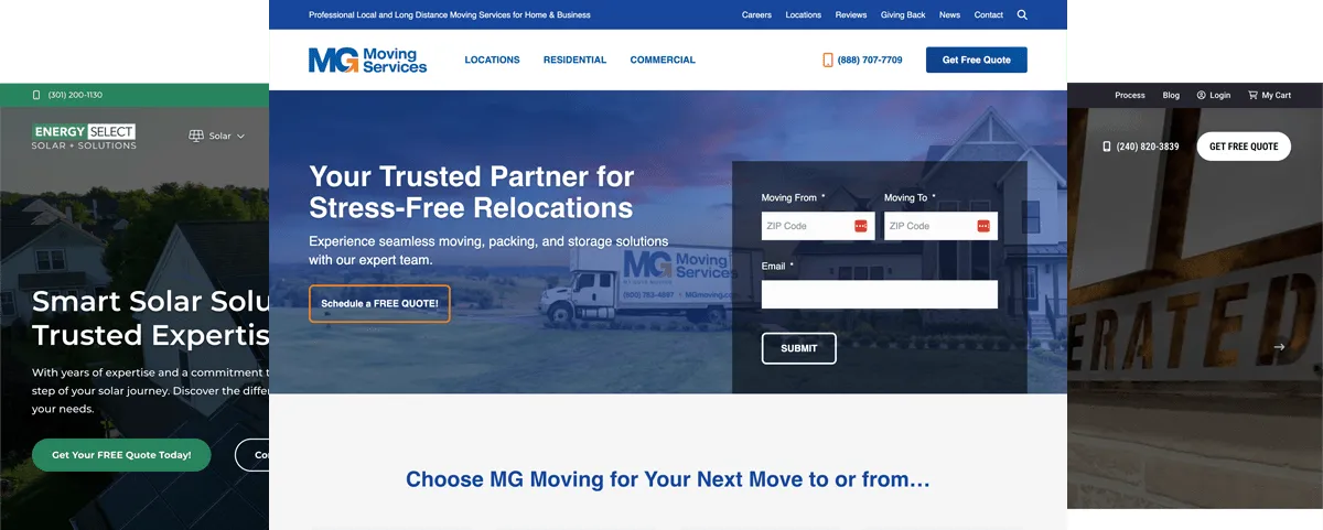 updated websites designed by 321 Web Marketing