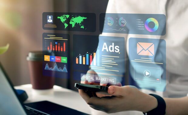 ads dashboard screen digital