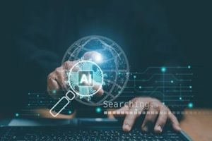 artificial intelligence search concept
