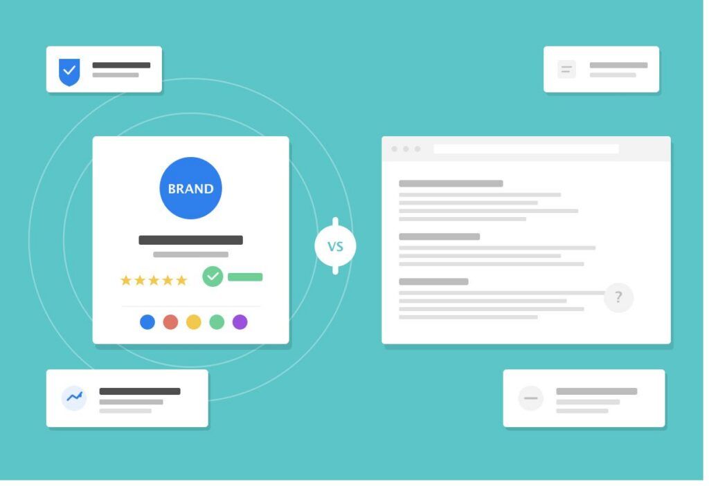 brand vs website signal