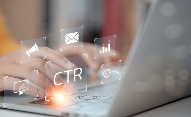 click through rate CTR concept